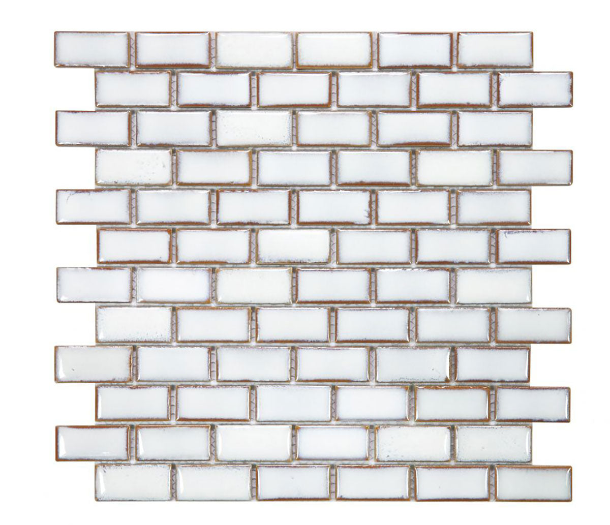 Mosaic Brick Series Handmade Porcelain Tile - Antique White