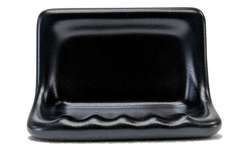 Porcelain Soap Dish - Black Matte