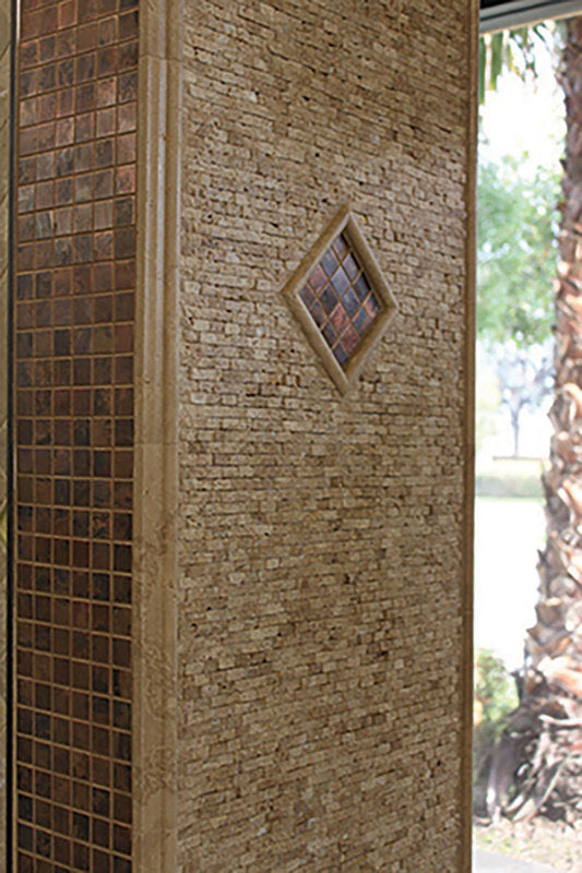 Metal Tile Antique Copper 1 x 1