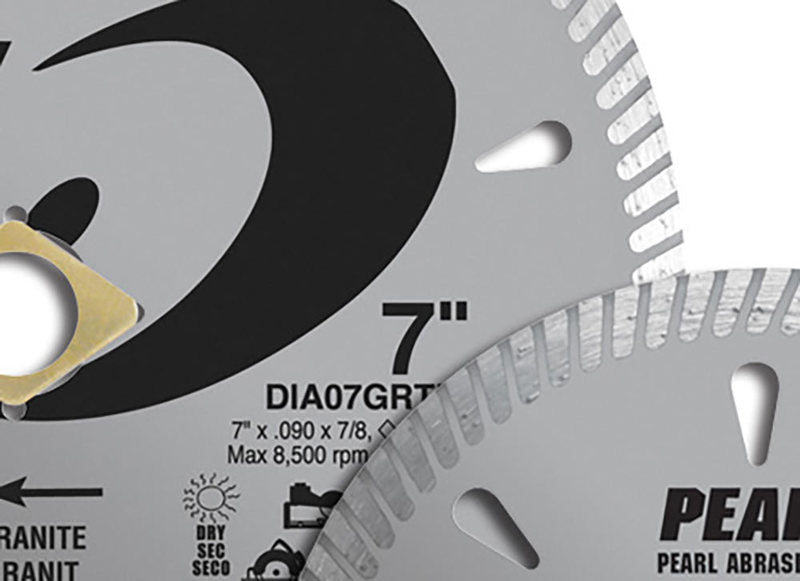 Pearl Abrasive P3 Granite Diamond Blade