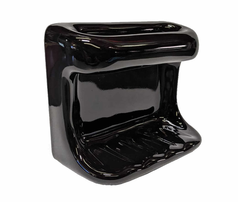 Porcelain Soap Dish with Wash Cloth - Premium Colors