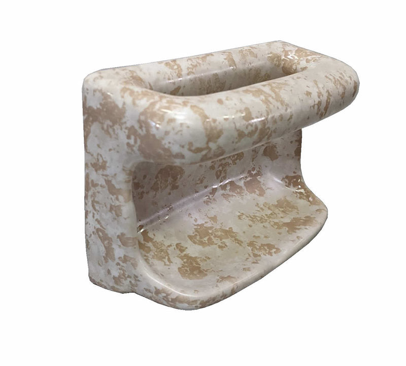 Porcelain Soap Dish with Wash Cloth - Premium Colors