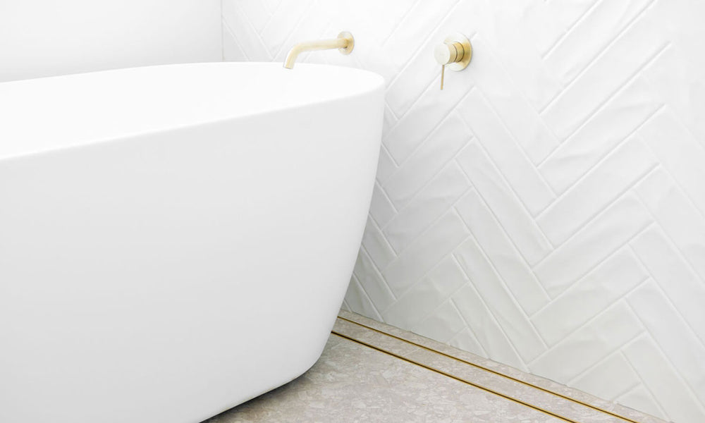 Lauxes Grates Linear shower drain Tile Insert - 4ft