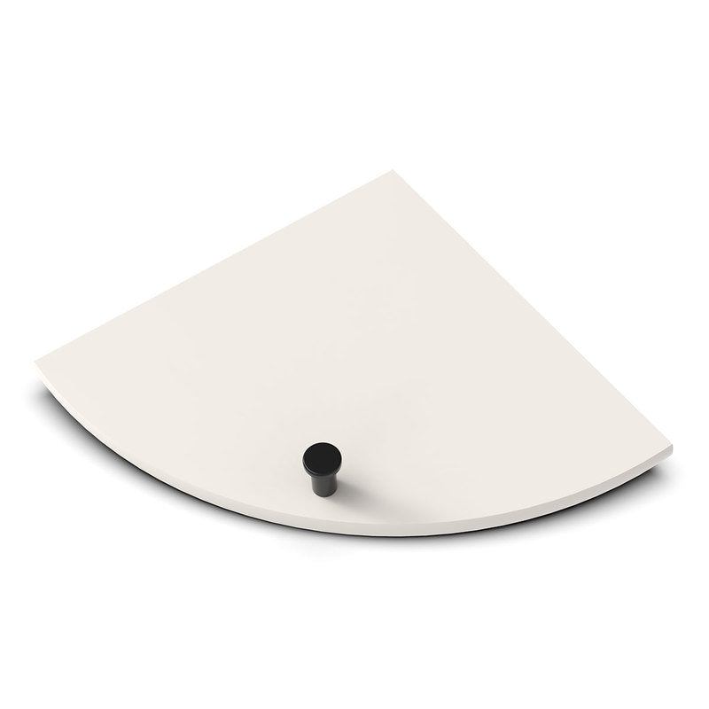 TileWare Boundless Shelving Solutions 9 inch Corner Shelf Bone