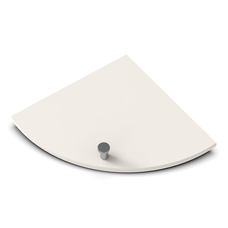 TileWare Boundless Shelving Solutions 9 inch Corner Shelf Bone