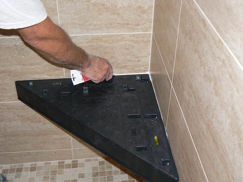 Goof Proof Shower Bench Seat Ready to Tile 24 30