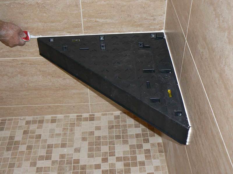 Goof Proof Shower Bench Seat Ready to Tile 24 30