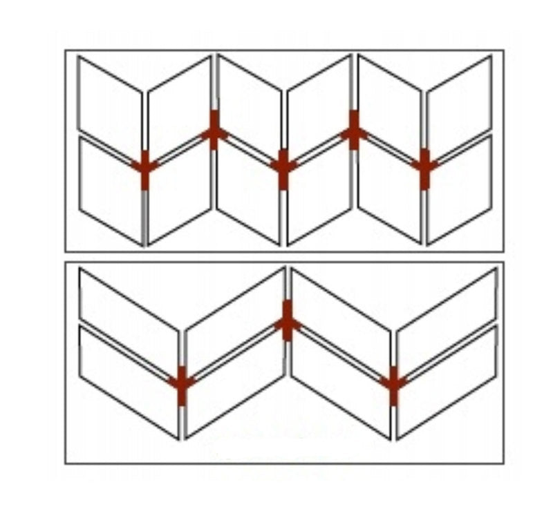 Raimondi X Spacers for Rhombus Tile 2mm - 200 Pack