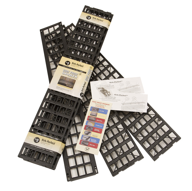 Kirb-Perfect Ready made Shower Curb