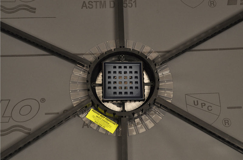 QuickPitch Universal Center Ring for Square Drain 10 inch