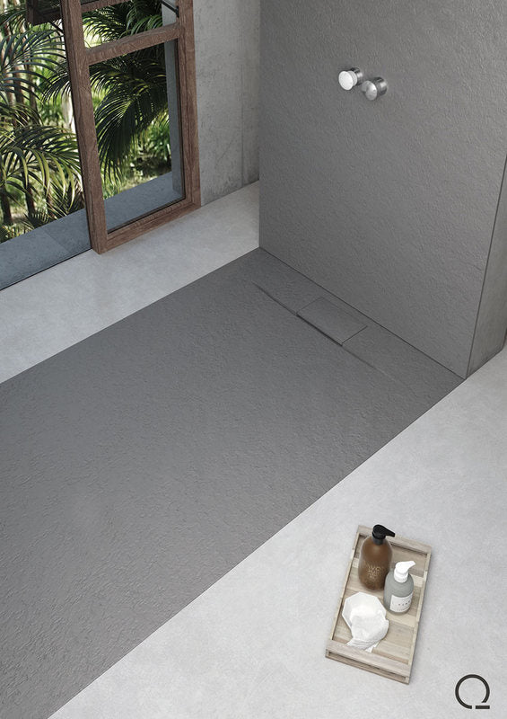 Quare Design Shower Trays Radiance Slate Texture 48x36