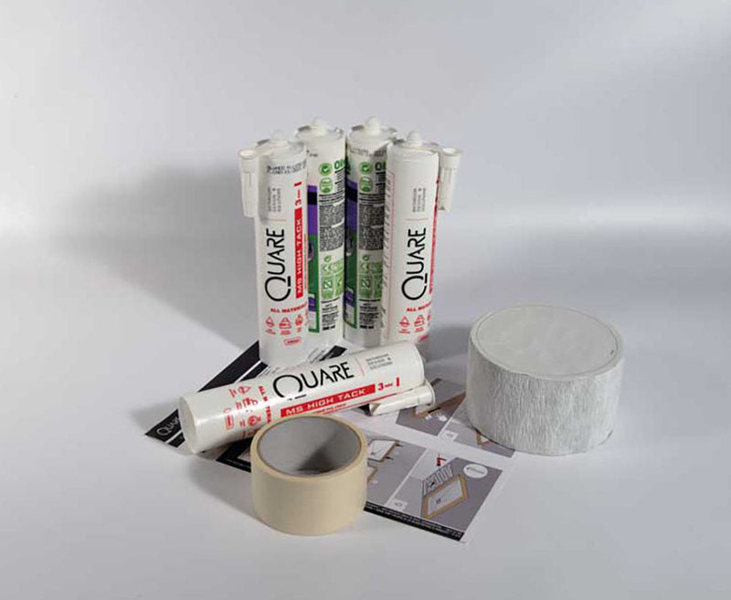 Quare Design Assembly and Sealants Shower Kit C