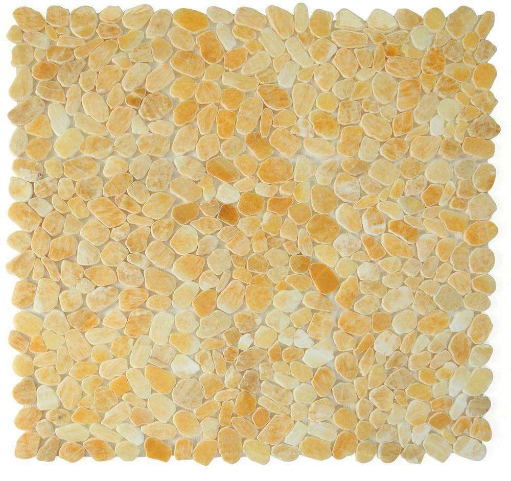 Mosaics Marble Pebble Honey Onyx