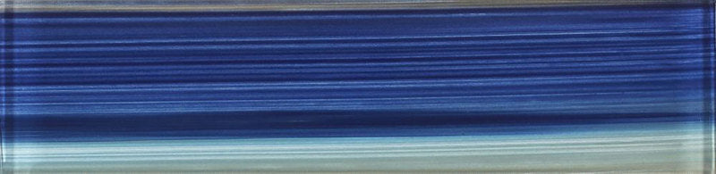 Black Forest Painted Glass Series 3 x 12 - Ocean Blue