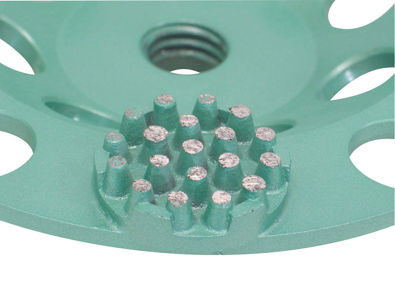Pearl Abrasive P4 Concrete & Natural Stone Button P Cup Wheel 7