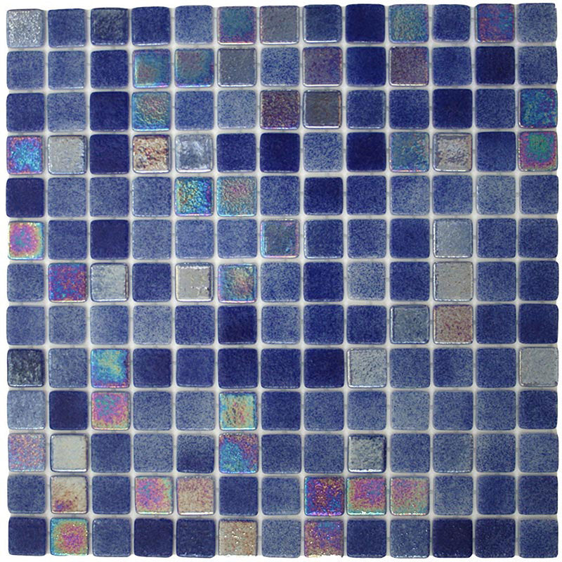 Pool Tile Reflections 1 x 1 Series - Cobalt