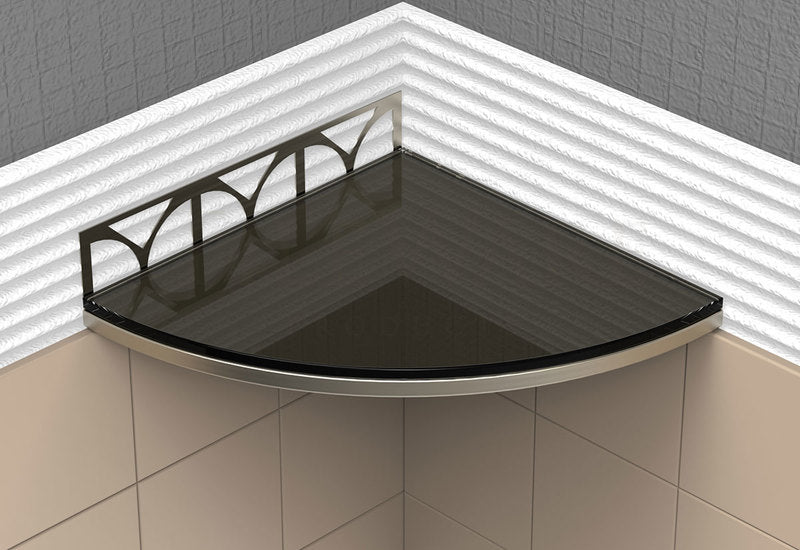 TileWare Structural Surfaces Claddy T-Shelf - Matte Black