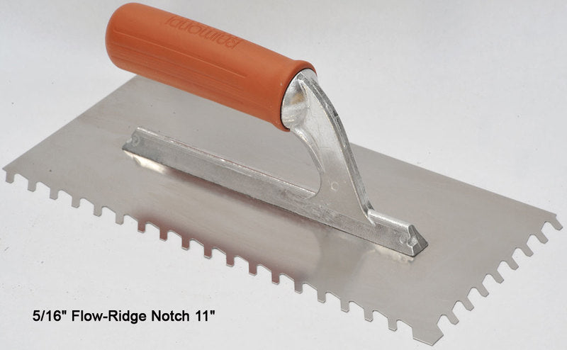 Raimondi Slant Ridge Notched Trowel