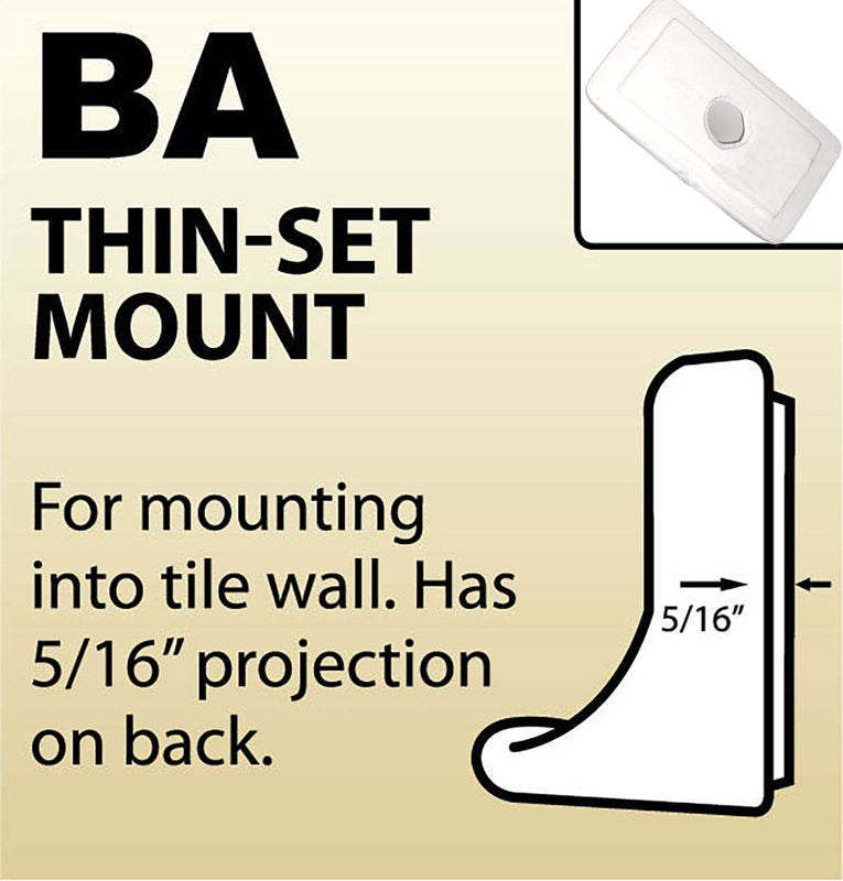 Porcelain Glaze Towel Bar - White Matte