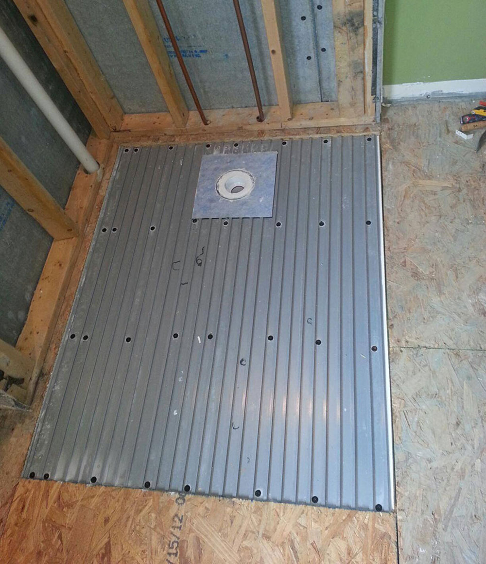 ClearPath Curbless Shower System 60 ABS Drain