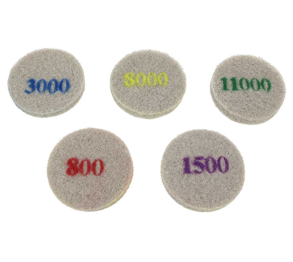 Monkey Eco Friendly Diamond Stone Polishing Pad 5 Inch 5 pack