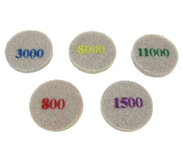 Monkey Eco Friendly Diamond Stone Polishing Pad 5 Inch 5 pack