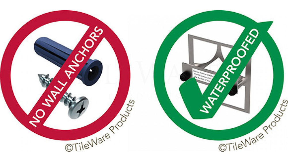 TileWare PermaTile Fastener for 36 n 42 Grab Bar 'Z' Fastener