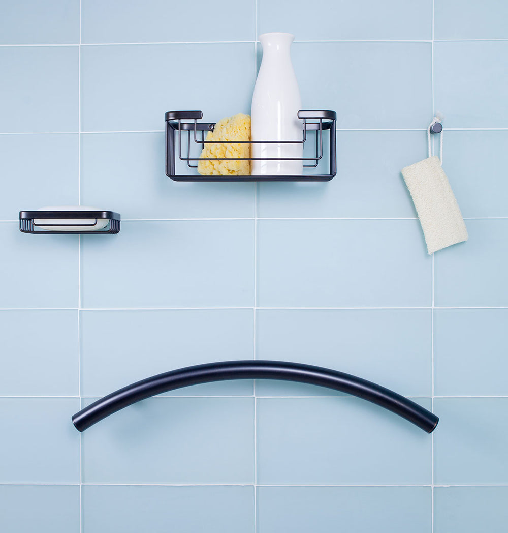 TileWare Radius ADA Grab Bar 24 Traditional Victoria Series