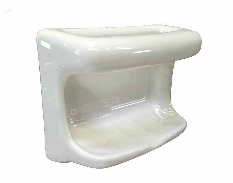 Porcelain Soap Dish with Wash Cloth - Standard Colors