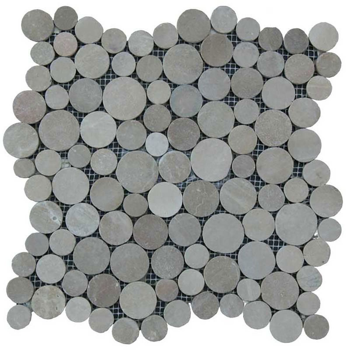 Botany Bay Pebbles Stone Coin Collection - Khaki
