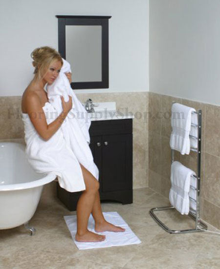 Towel Warmer Hyda Park Satin Nickel