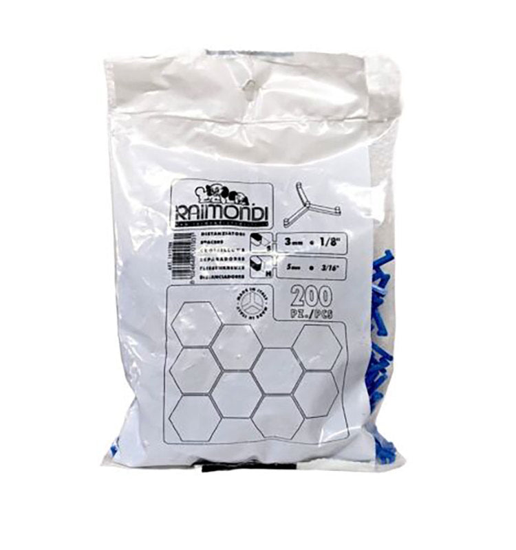 Raimondi Y Spacers for Hexagonal Tile 3mm - 200 Pack