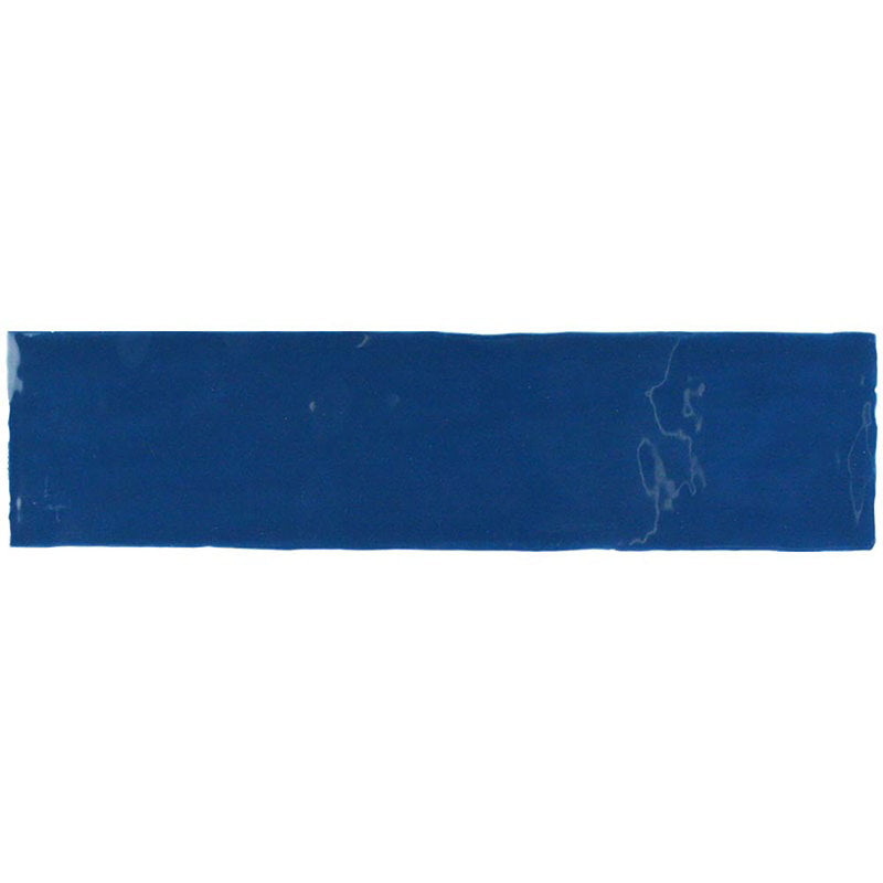 Kaleidoscope Handmade Ceramic Tile 3x12 - Indigo