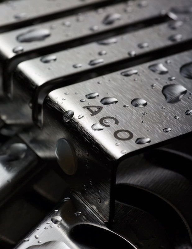 Quartz Linear Shower Drain Brushed Stainless - Piano 40