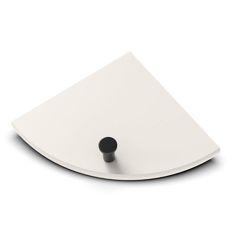 TileWare Boundless Shelving Solutions 6 inch Corner Shelf Bone