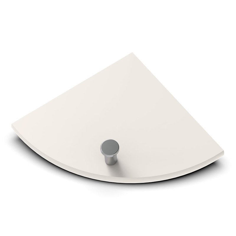 TileWare Boundless Shelving Solutions 6 inch Corner Shelf Bone