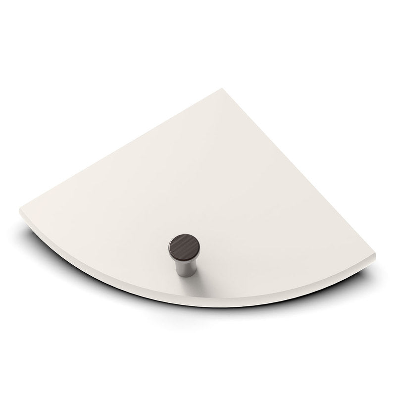 TileWare Boundless Shelving Solutions 6 inch Corner Shelf Bone