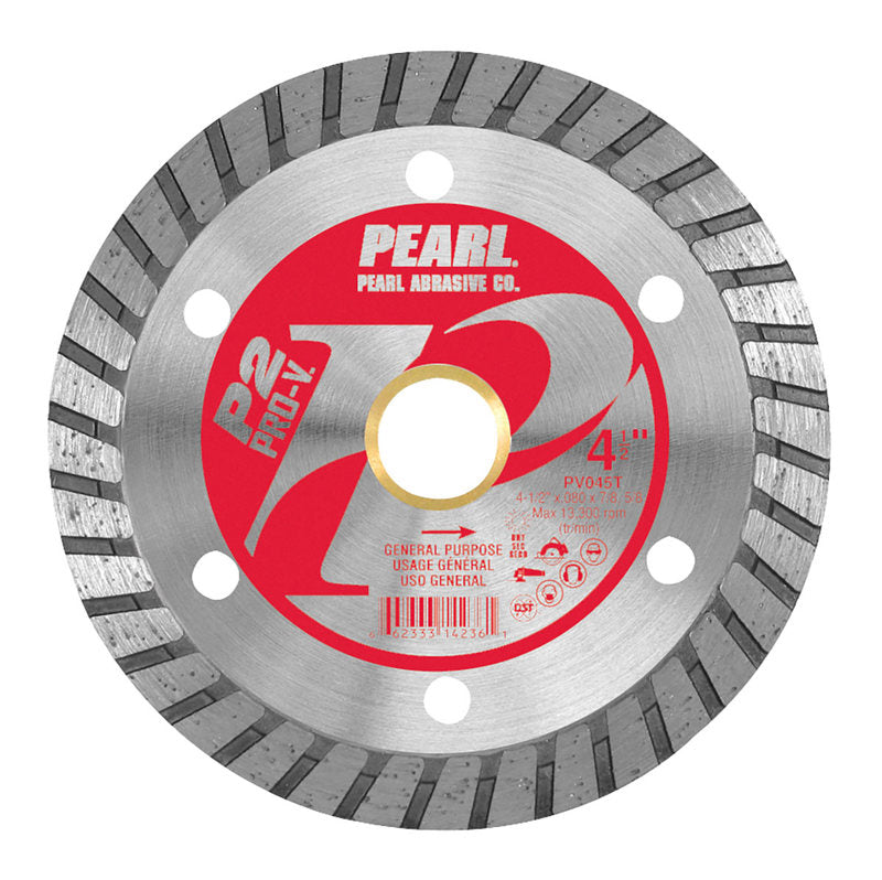 Pearl Abrasive P2 Pro-V General Purpose Flat Core Turbo Blade