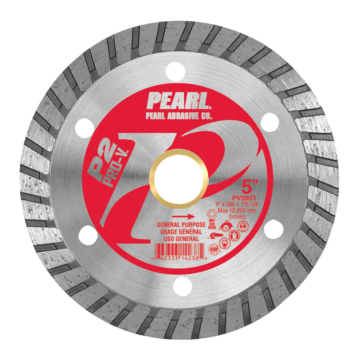 Pearl Abrasive P2 Pro-V General Purpose Flat Core Turbo Blade