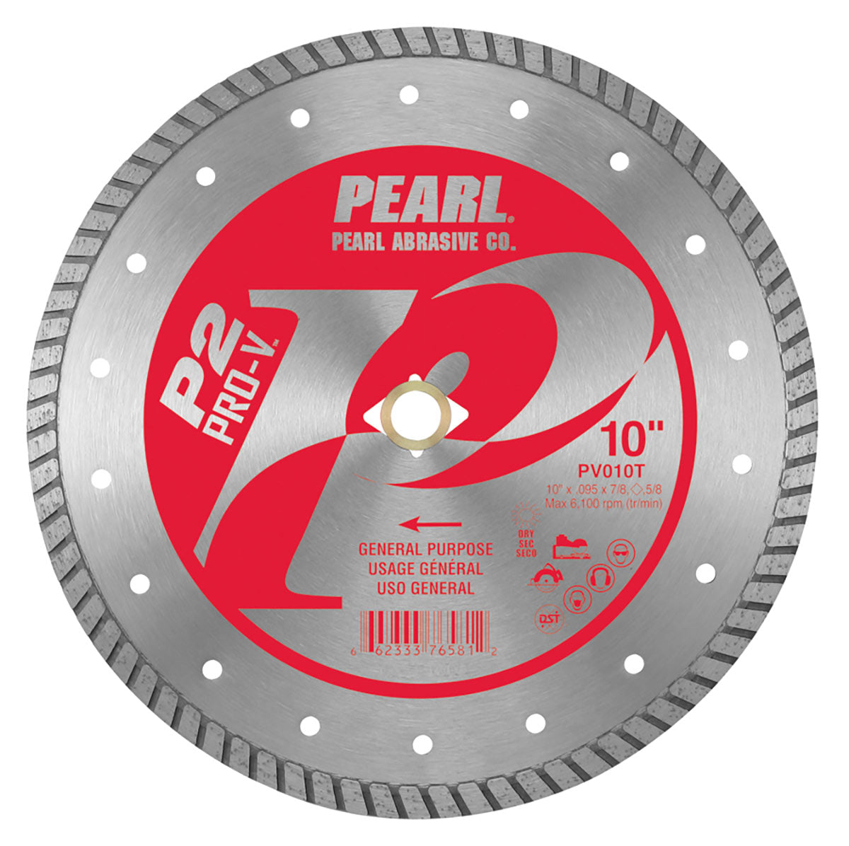 Pearl Abrasive P2 Pro-V General Purpose Flat Core Turbo Blade