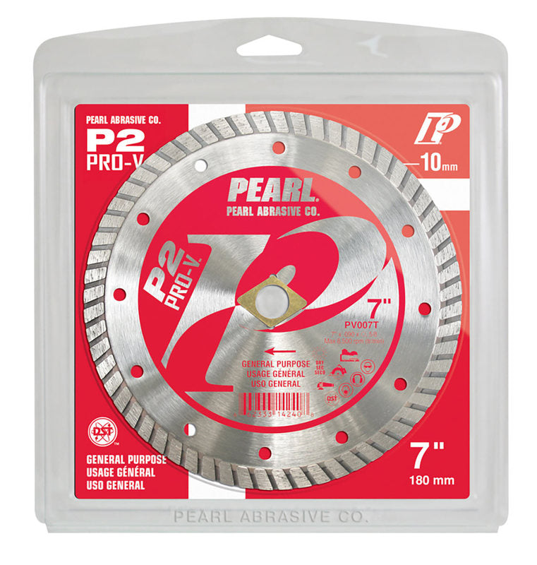 Pearl Abrasive P2 Pro-V General Purpose Flat Core Turbo Blade