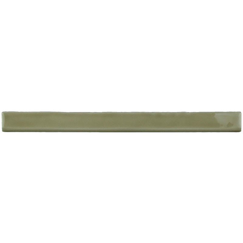 Kaleidoscope Handmade Ceramic Tile Bullnose 1x12 - Camel