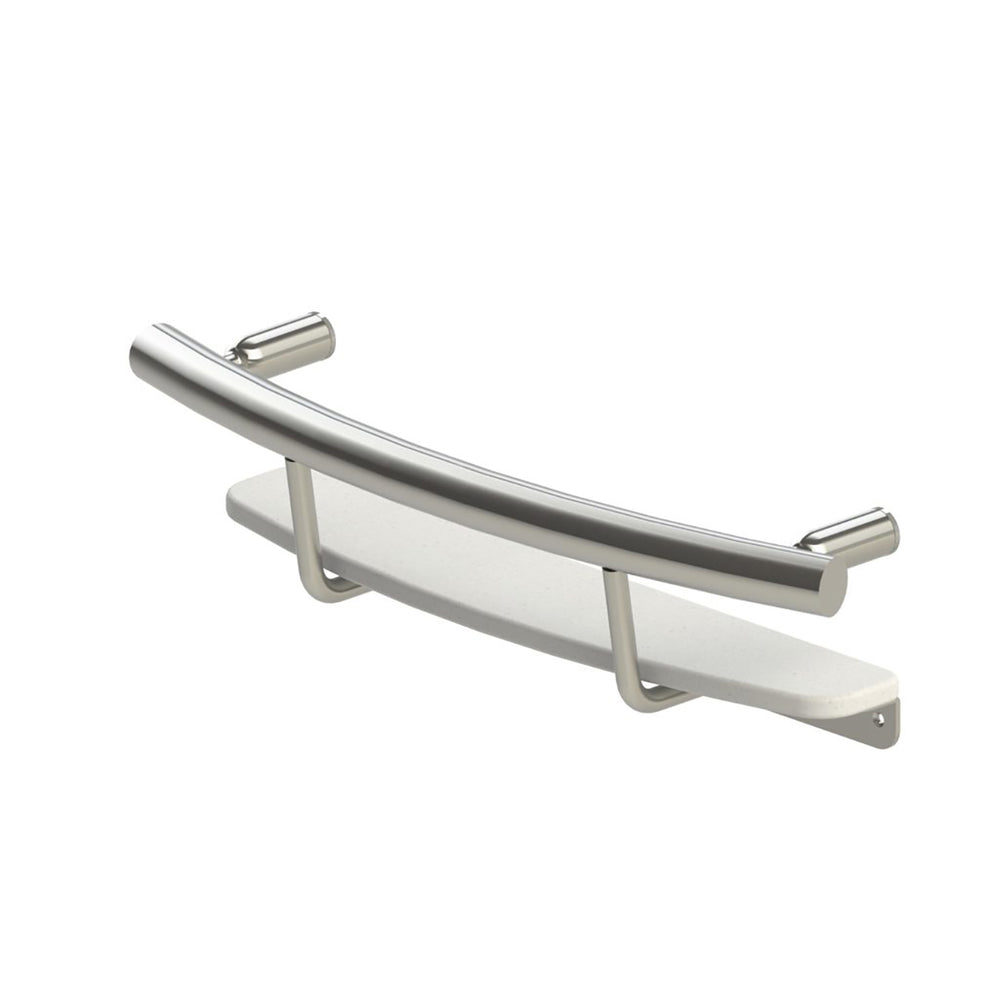 Invisia 2-in-1 Shampoo Shelf with Integrated Grab Bar 20