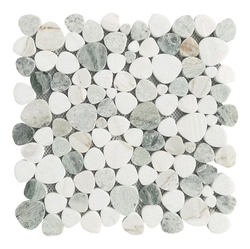 Mosaics Marble Onyx Pebble look - Spring Green