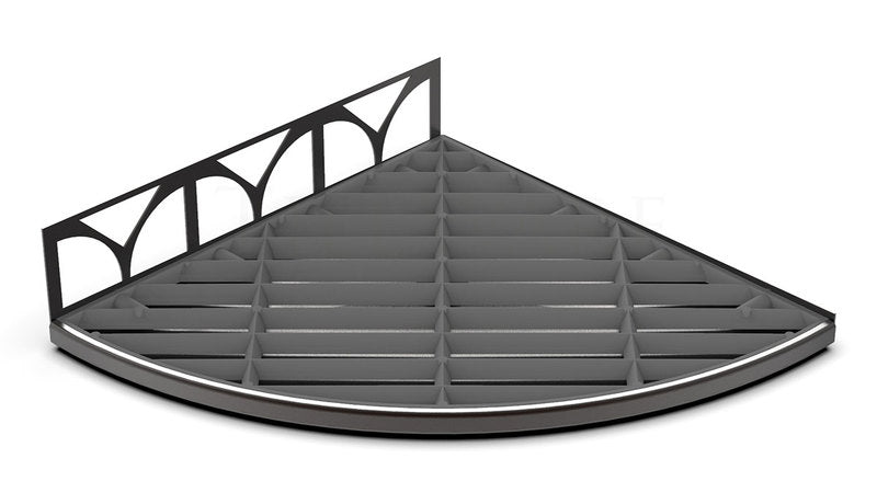 TileWare Structural Surfaces Claddy T-Shelf - Oil Rub Bronze