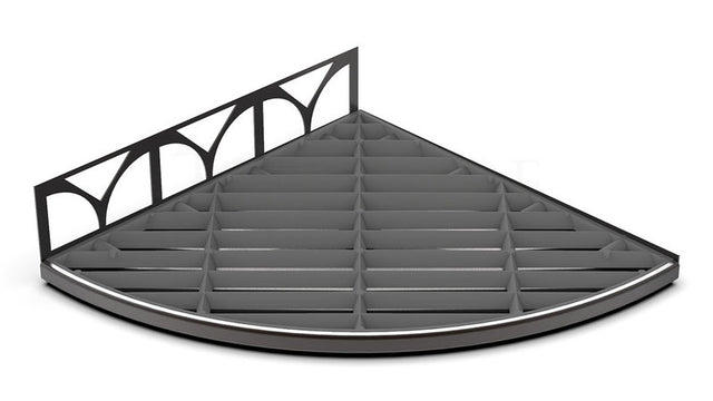 TileWare Structural Surfaces Claddy T-Shelf - Oil Rub Bronze