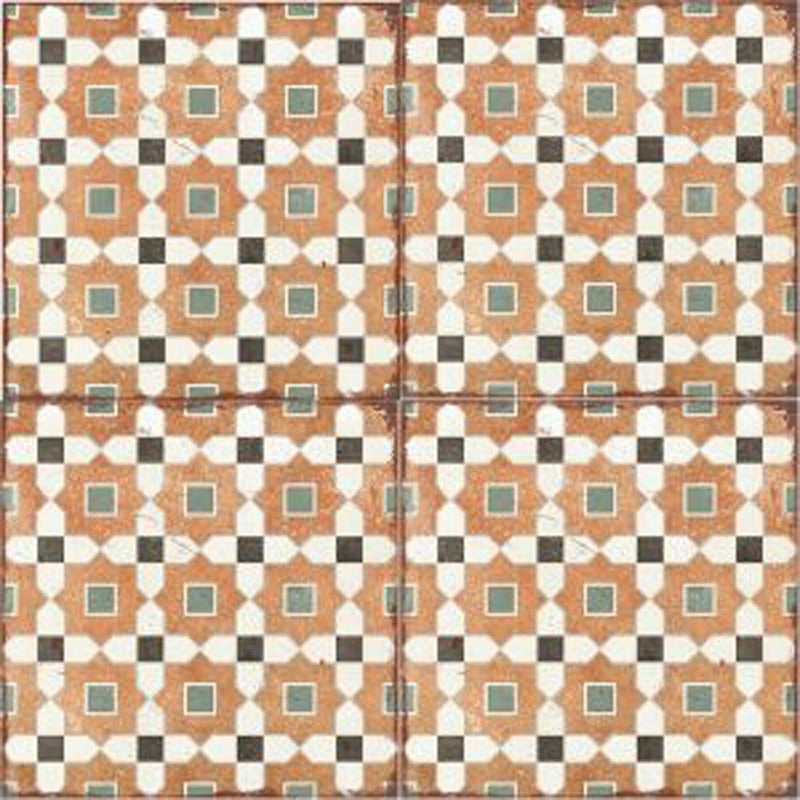 Alhambra Series Porcelain Tile - Square Deco Tile