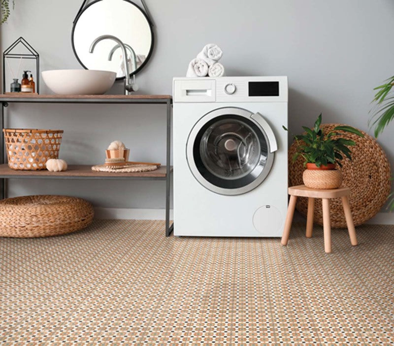 Alhambra Series Porcelain Tile - Square Deco Tile