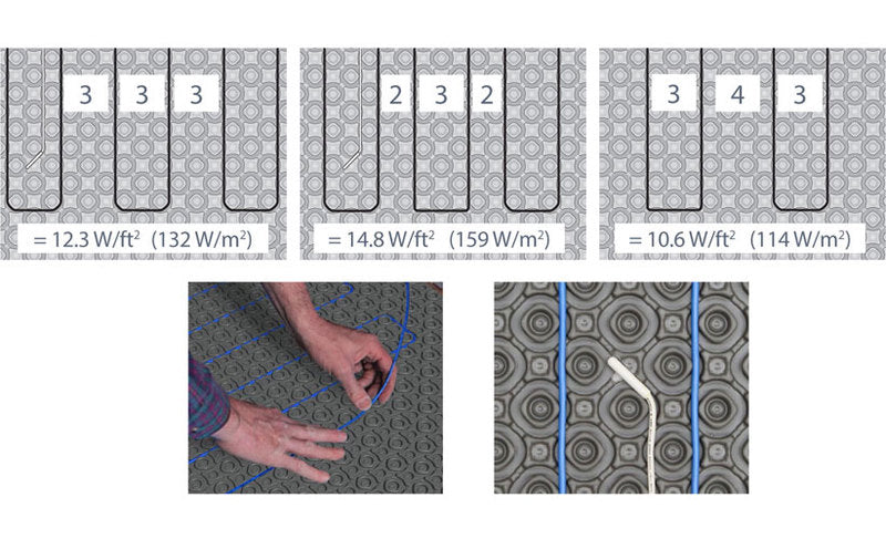 HeatMatrix Uncoupling membrane Underfloor Heat Membrane - Cut
