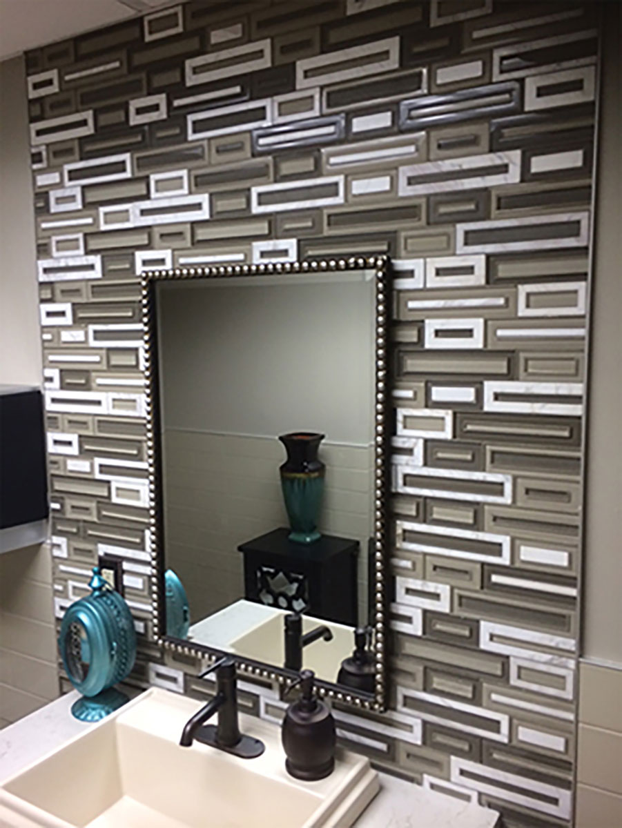 Gosford Glass and Stone Water Jet Frames - Avoca Blend